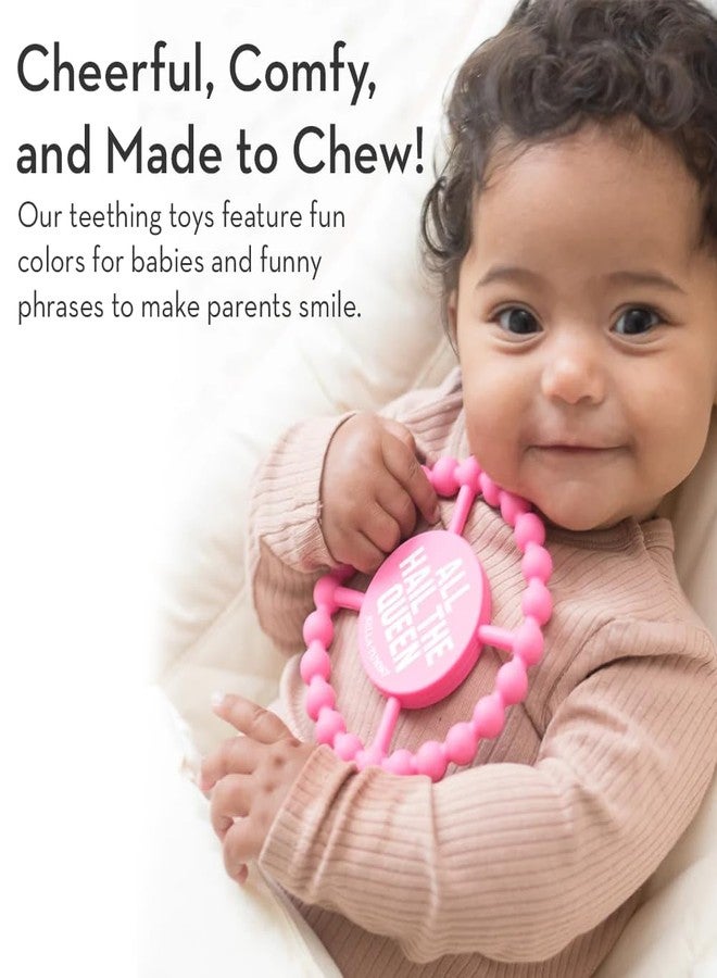 Bella Tunno Baby Teether by Bella Tunno, Silicone Teethers for Babies 3-6 Months, 6-12 Months, Baby Toys, Pacifier, Teething Relief, Boys, Girls, I Love Mom - Image 3